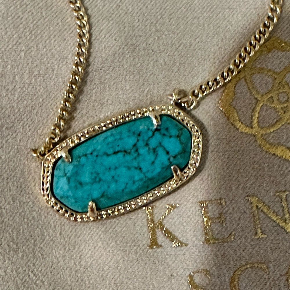 Kendra Scott Vintage Dylan turquoise necklace